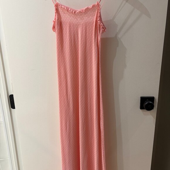 Doen Dresses & Skirts - Doen Calsi Dress, Pink and white polka dot, Size XS